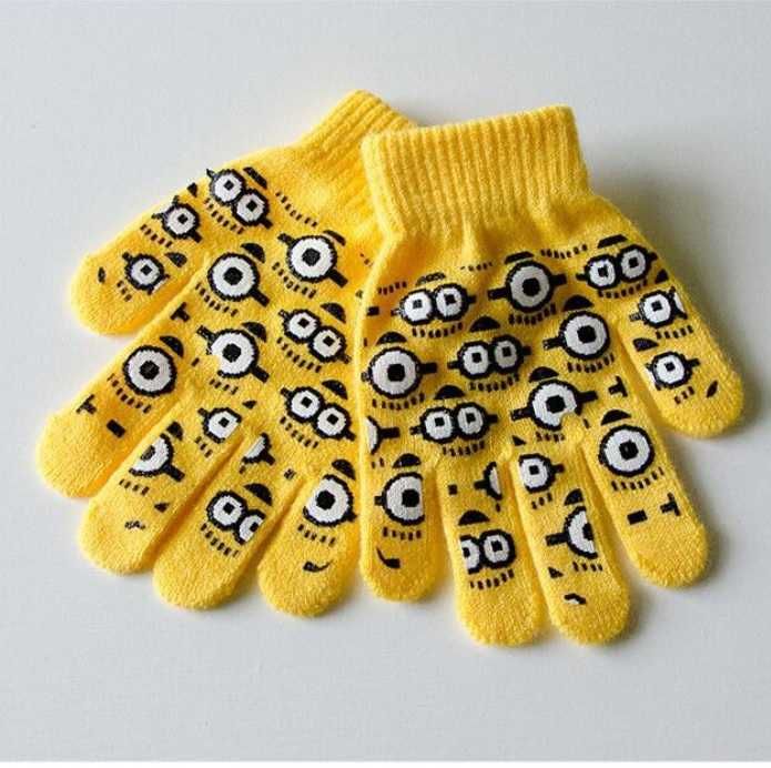 Czapka + rękawiczki Minionki Nowe komplet