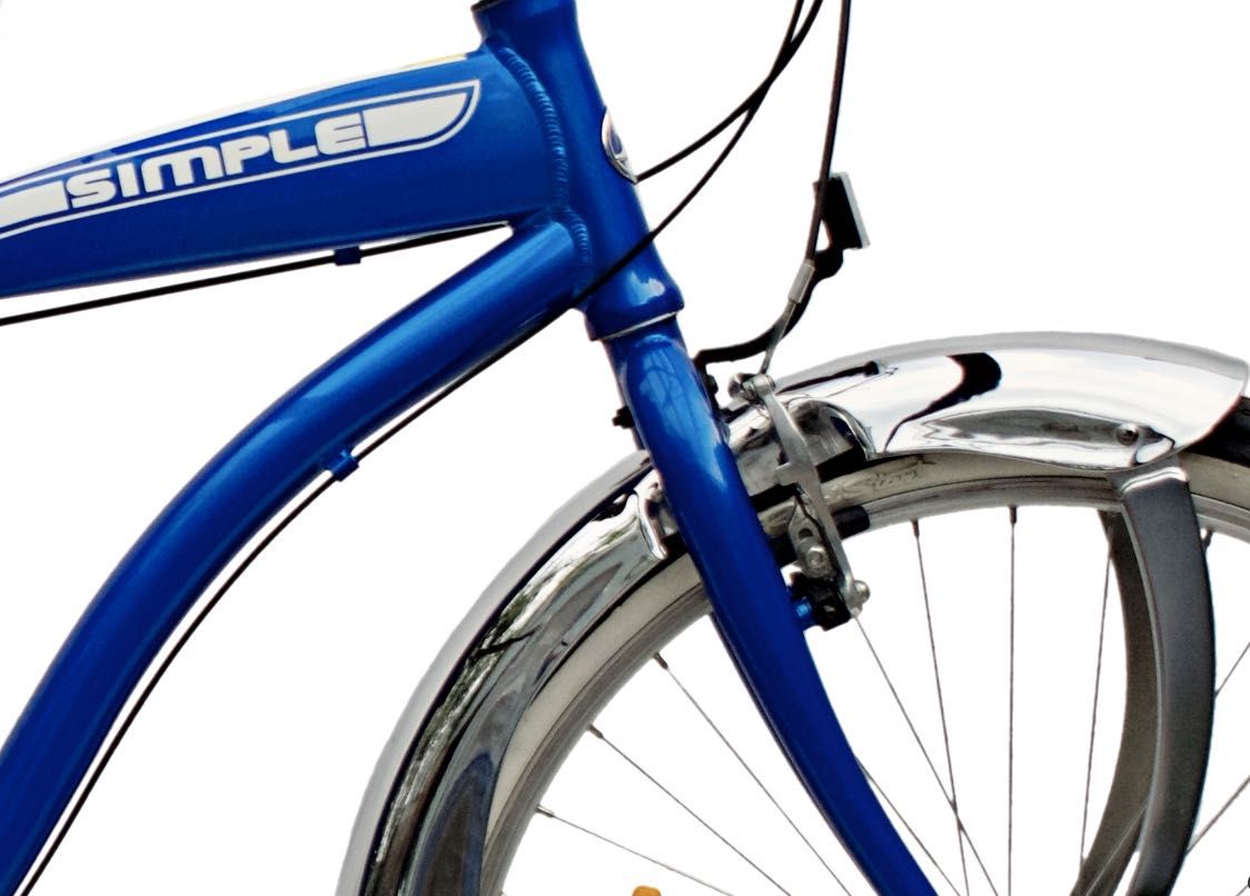 Rower miejski Giant Simple 7.0 cruiser chopper 18" chromowane błotniki