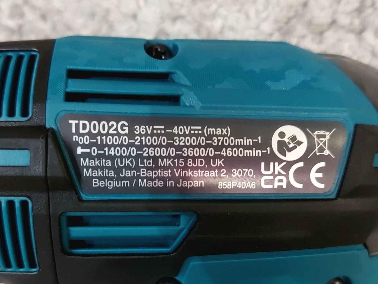 Імпакт MAKITA TD002G  40v