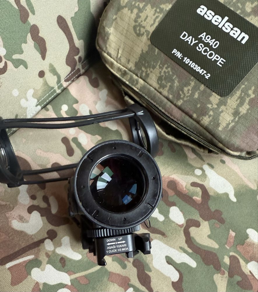 Новий!Оптичний приціл Aselsan A940 кратнісь 1x-4x Колібр 7,62 100-500м