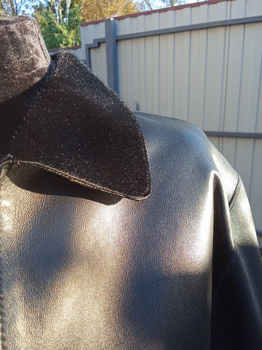 Пиджак мужской кожаный