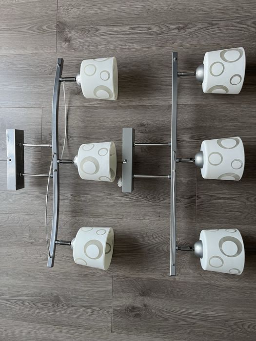 Lampy, zyrandole sufitowe 2 sztuki