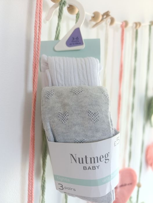 2 pak rajstopy rajtuzki 68 3-6 miesiące