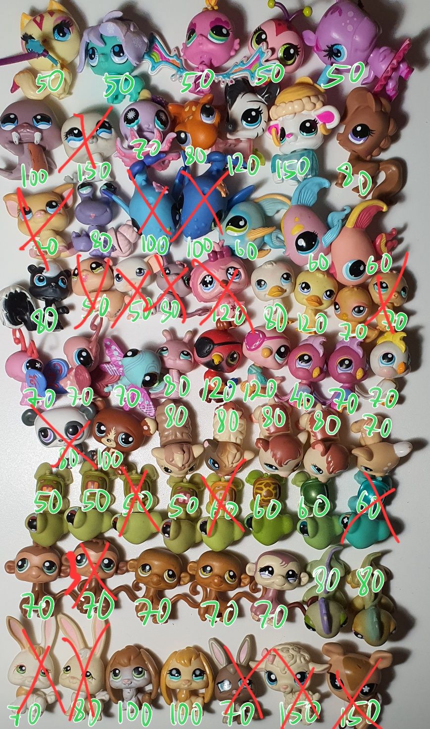 lps littlest pet shop пет шоп кролики, рыбки, хомяки, птички