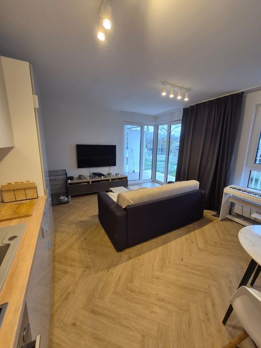 Nowoczesne 2-pokojowe mieszkanie z ogródkiem – 39 m² – 2024 r.