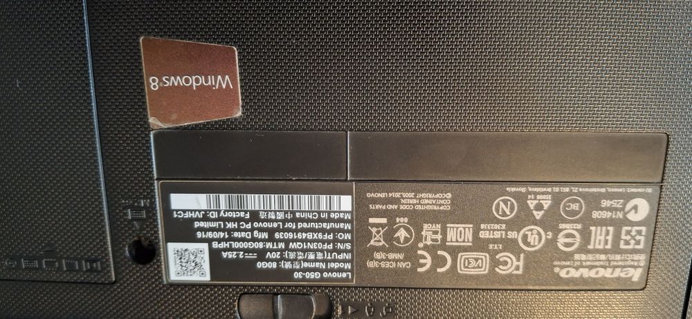 Laptop lenovo g50-30