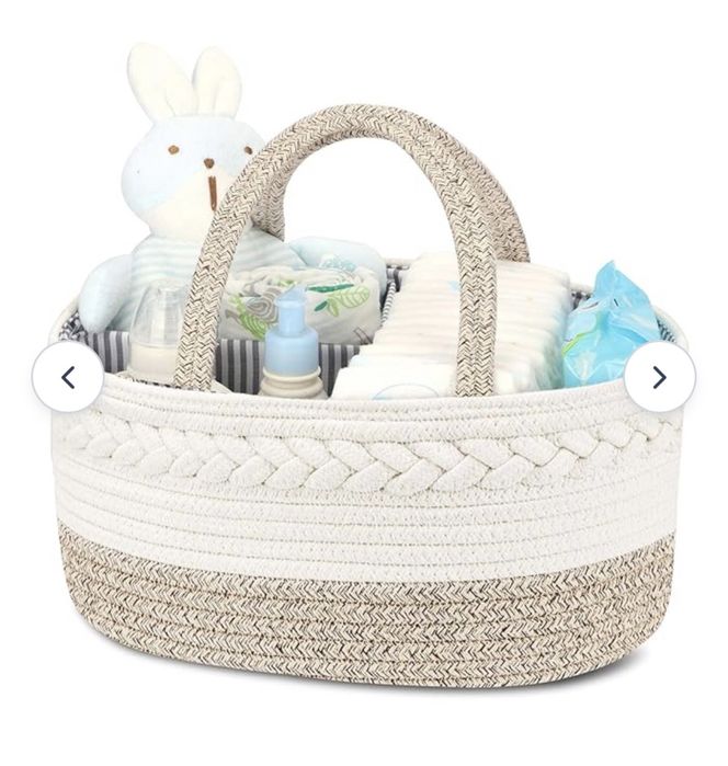 Organizer kuferek na pieluszki kosmetyki leki