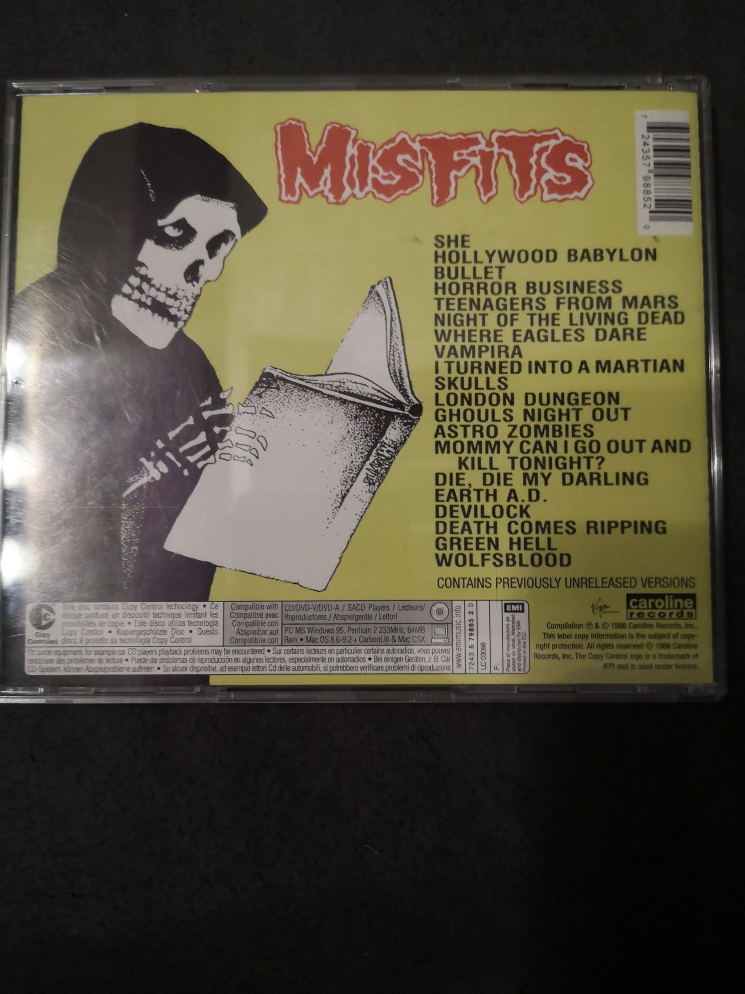 Misfits stare wydanie płyta CD