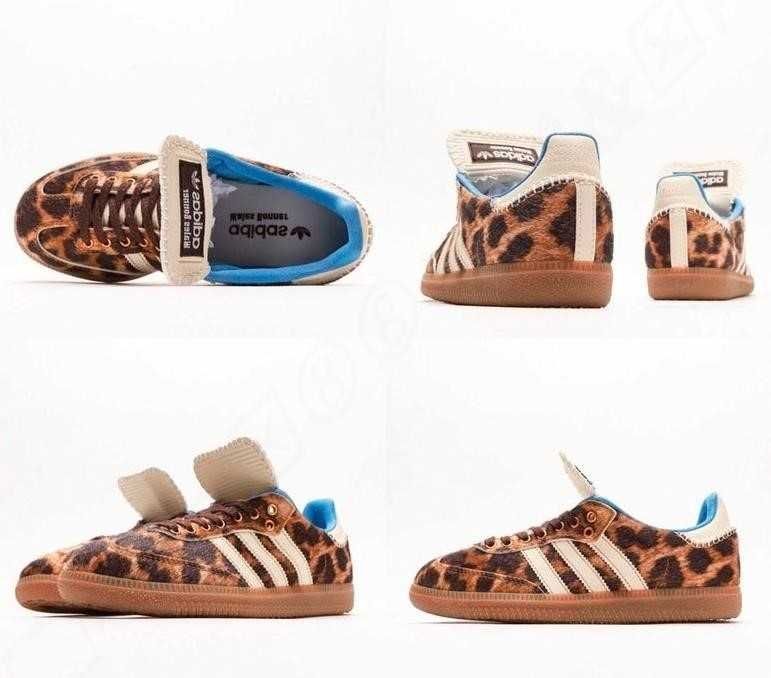 В наличии женские кроссовки Adidas Samba Pony Wales Bonner Leopard 36-