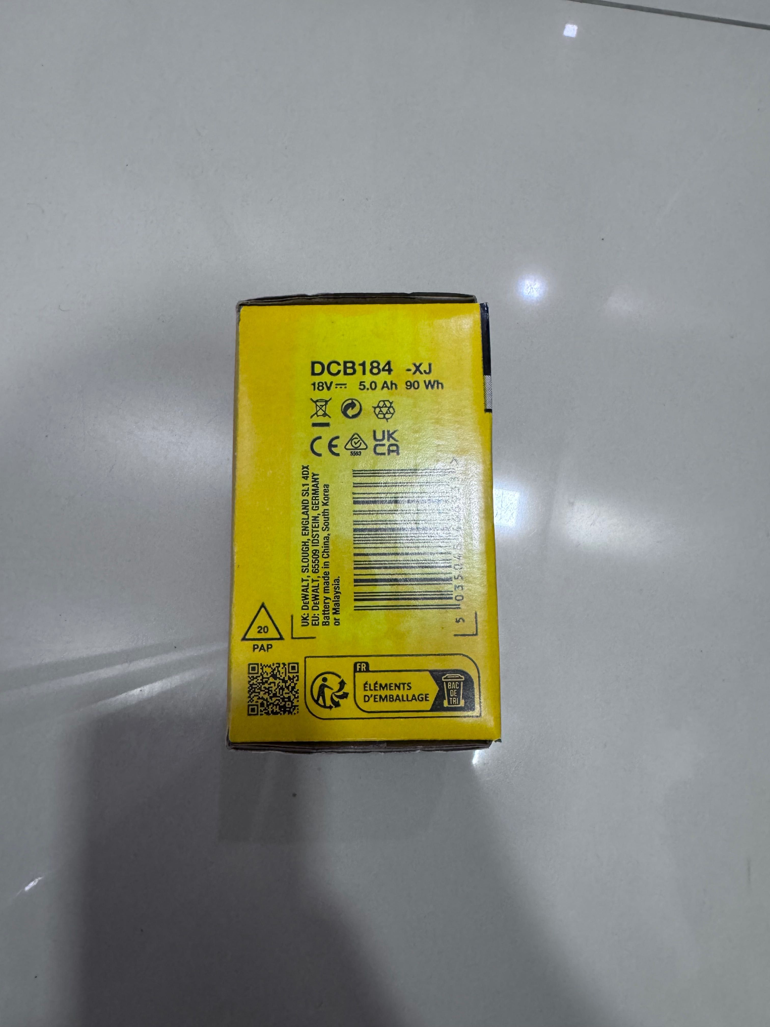 Dewalt DCB 184 5ah 18V akumulator XR 2024r oryginalny Nowy