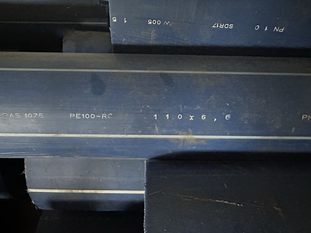 Rury PE w odcinkach 2,5m