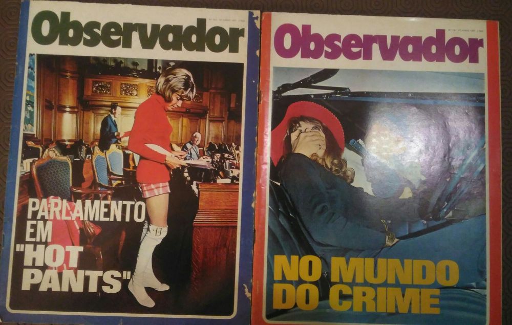 Revistas Observador antigas