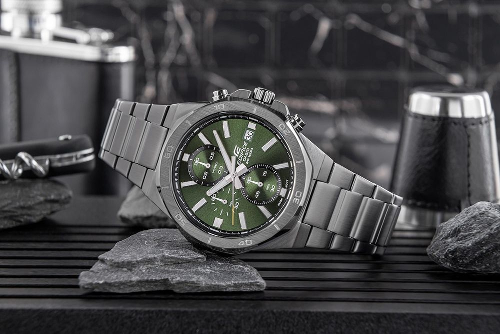 zegarek męski casio edifice efv-640dc-3avuef + box
