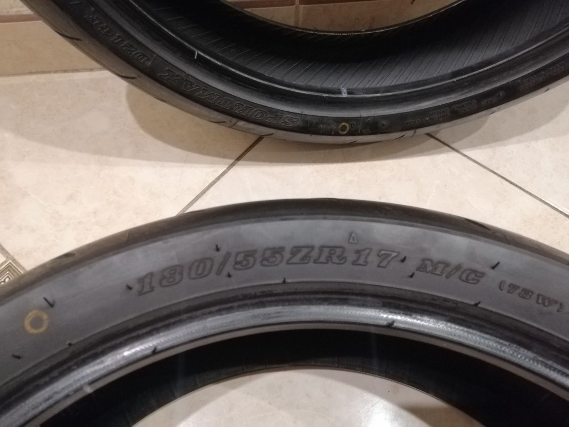 Мотошини 180/55R17 120/70R17 Danlop