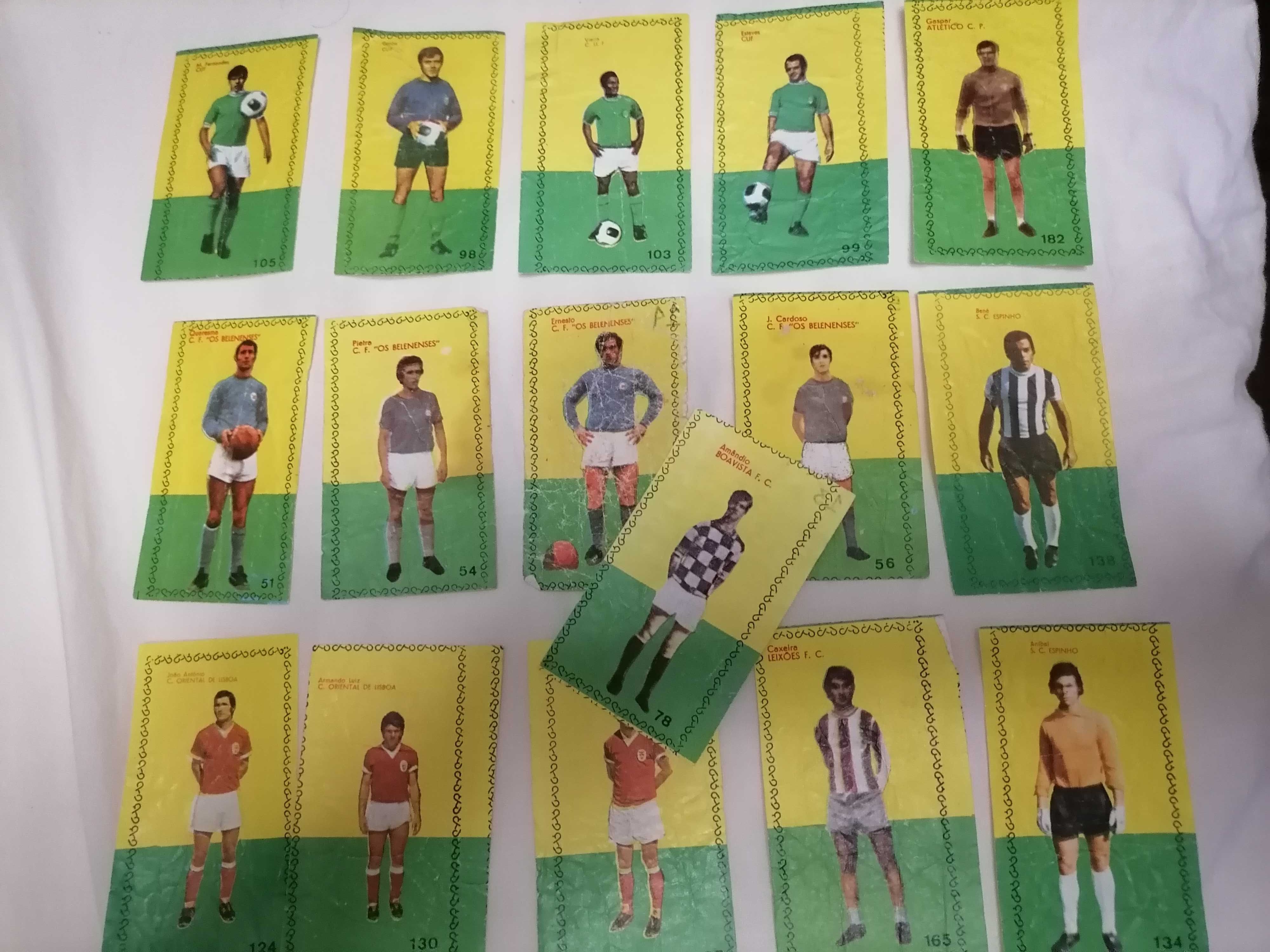 Cromos Caramelos GRANDE GOLO 1974/75 Editora Jaime H. David