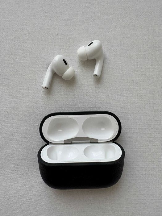 Airpods Pro 2, February 2025, with Bellroy case like new