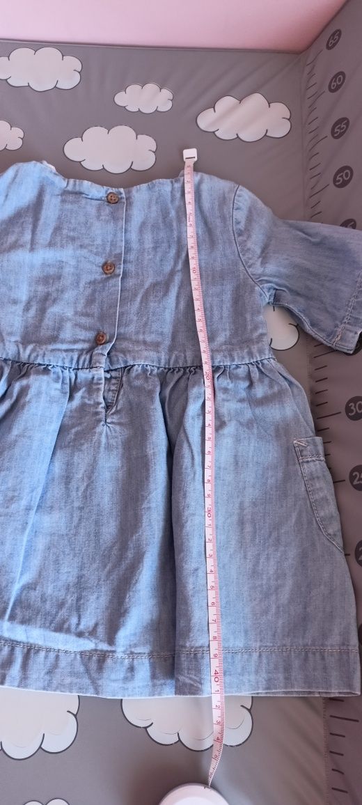 Sukienka niebieska H&M 74