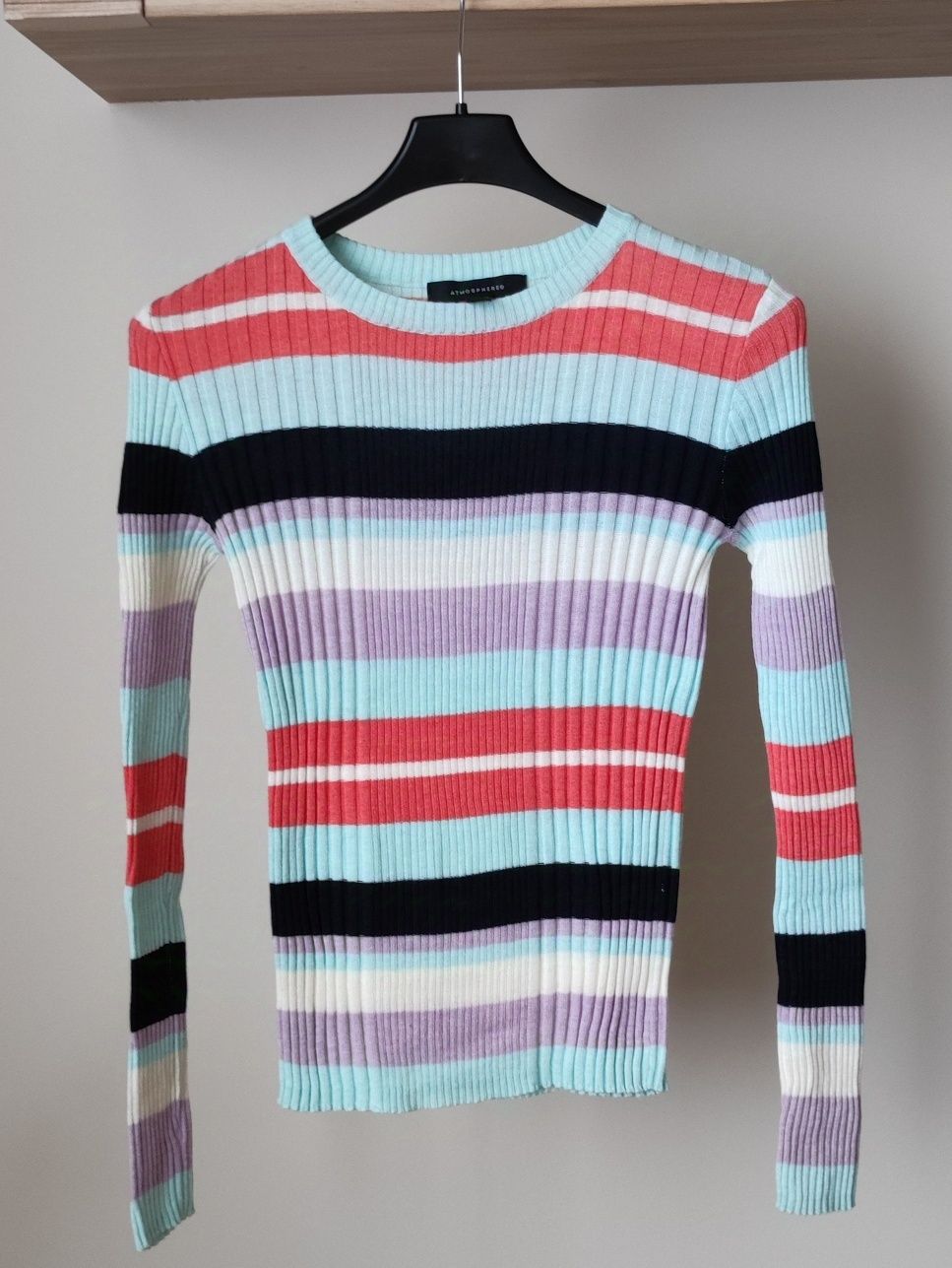 Sweter XS 34 Atmosphere w paski