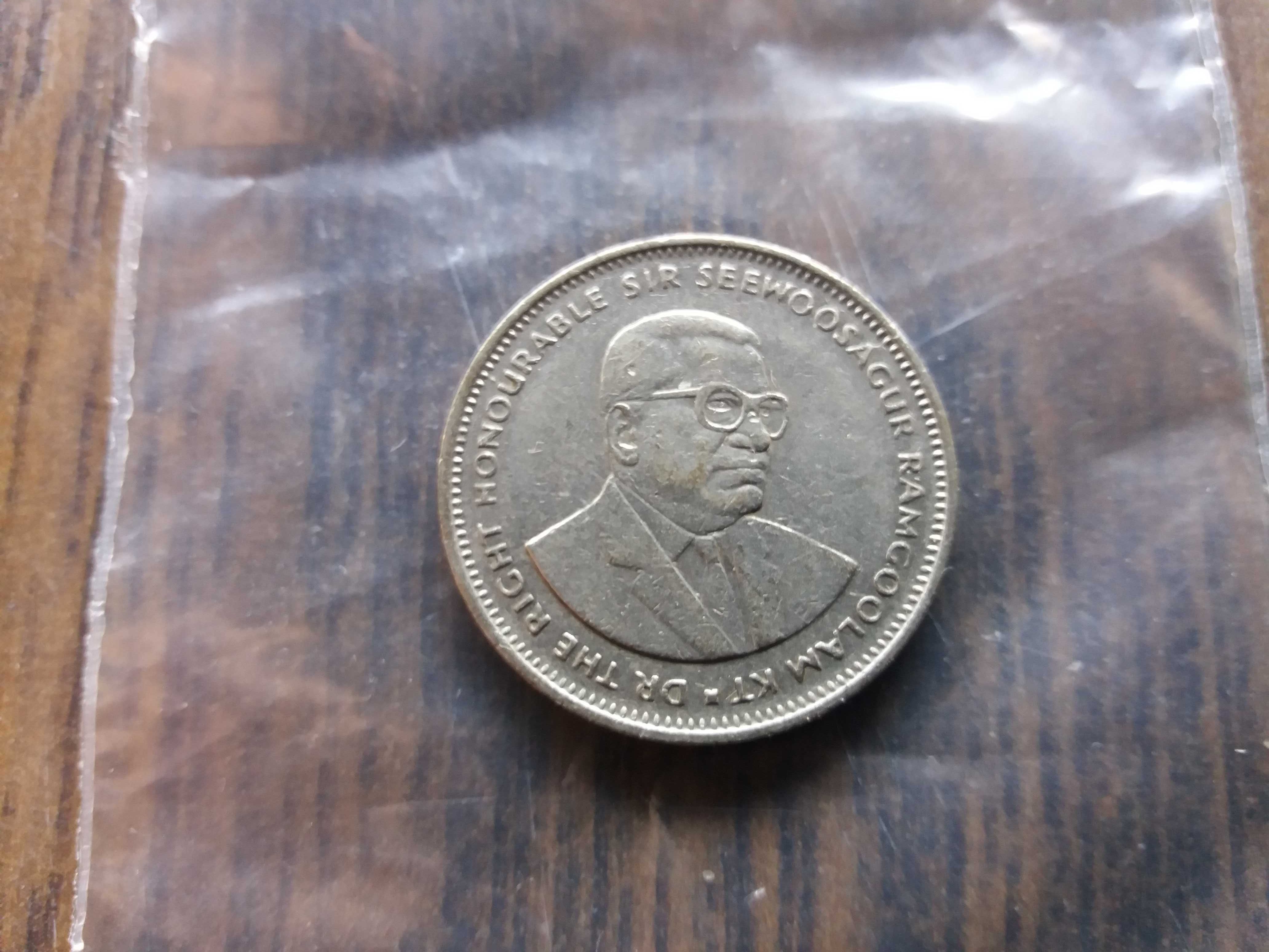 Moneta, Mauritius, 1 Rupee, 1990-Mennicza