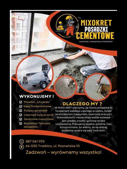 Posadzki mixokretem