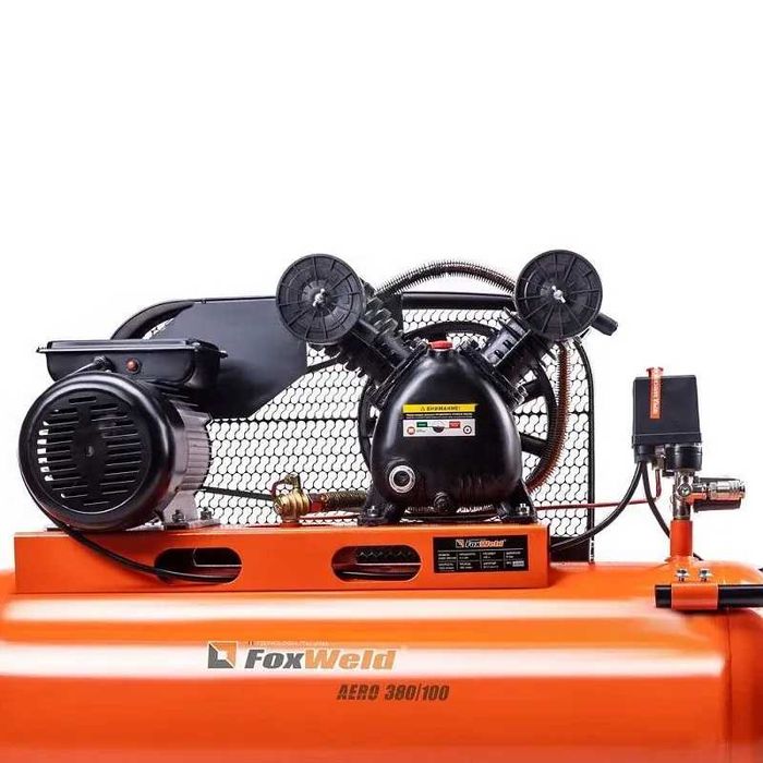 Компресор ремінний FoxWeld 100л 3.2кВт 10атм 430л/хв компрессор PL