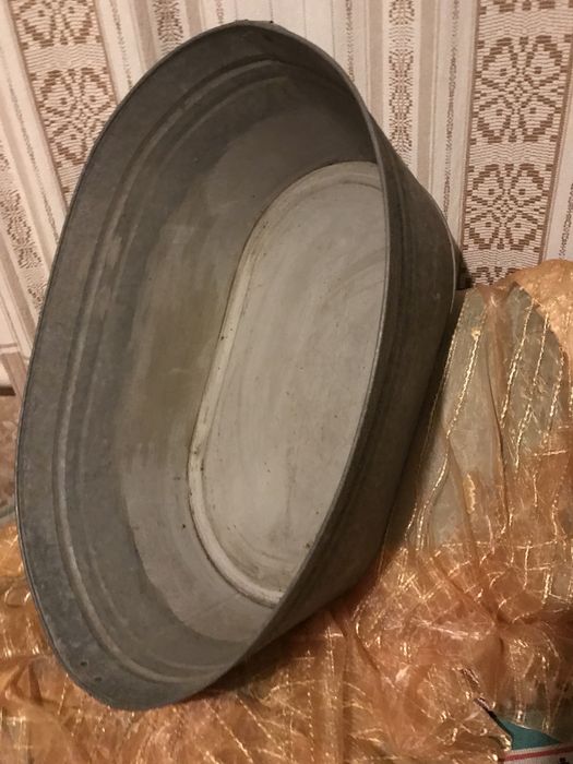 Балія оцинкована велика часів СССР / миски алюмінієві великі / відра