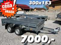Brenderup 2300  ‼️Nowa duża i mocna przyczepa 300x153x40 na kat B DOSTAWA‼️