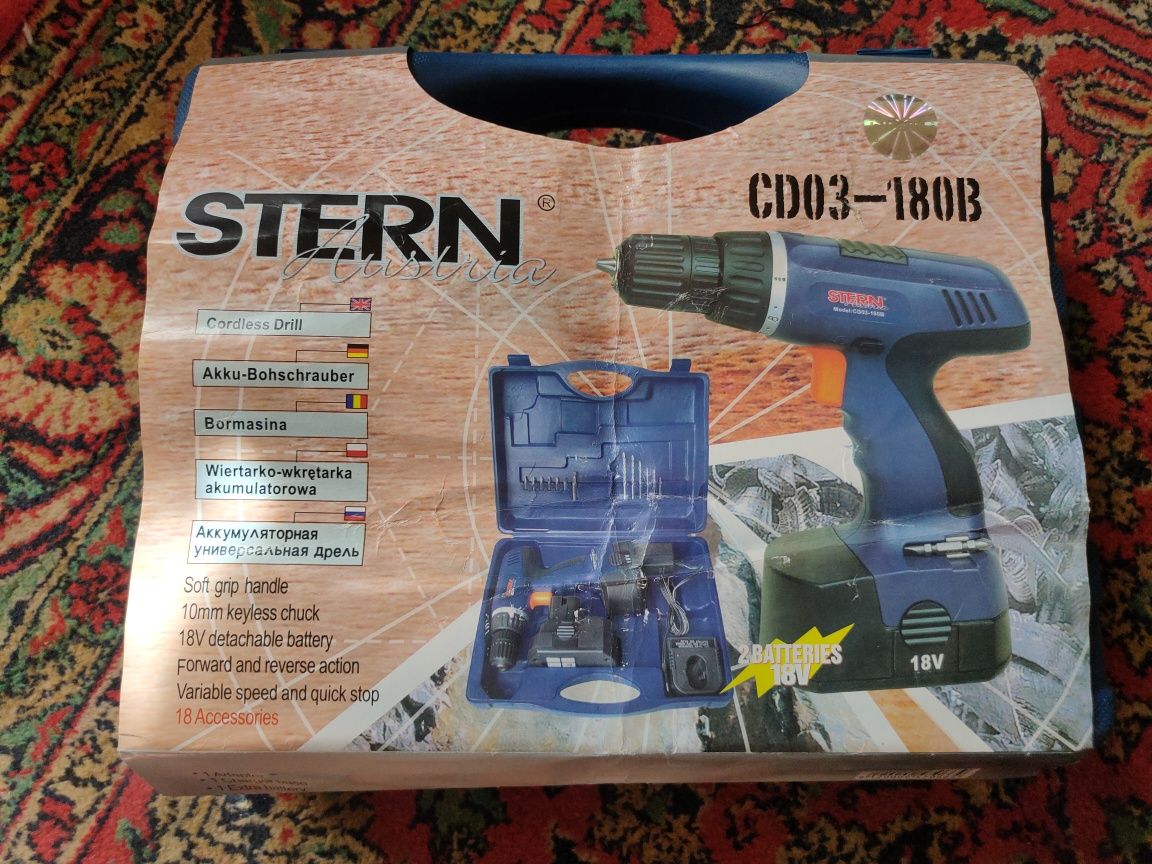 Аккумуляторний шуруповёрт Stern новый