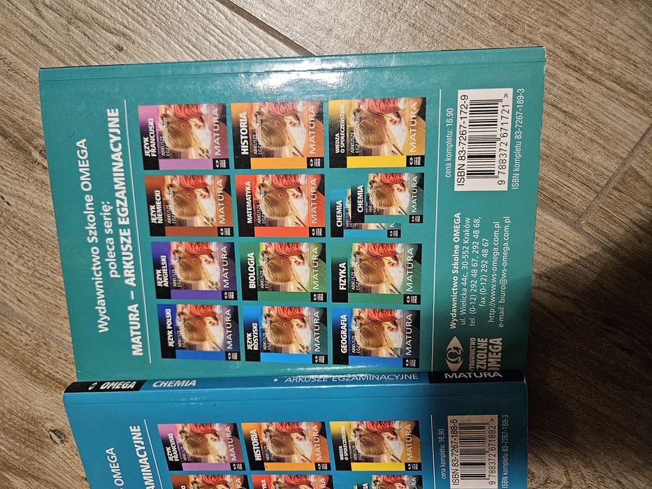 Książki do matury z Chemii
