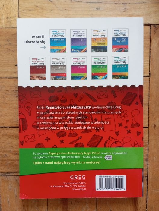 Repetytorium maturalne z języka polskiego