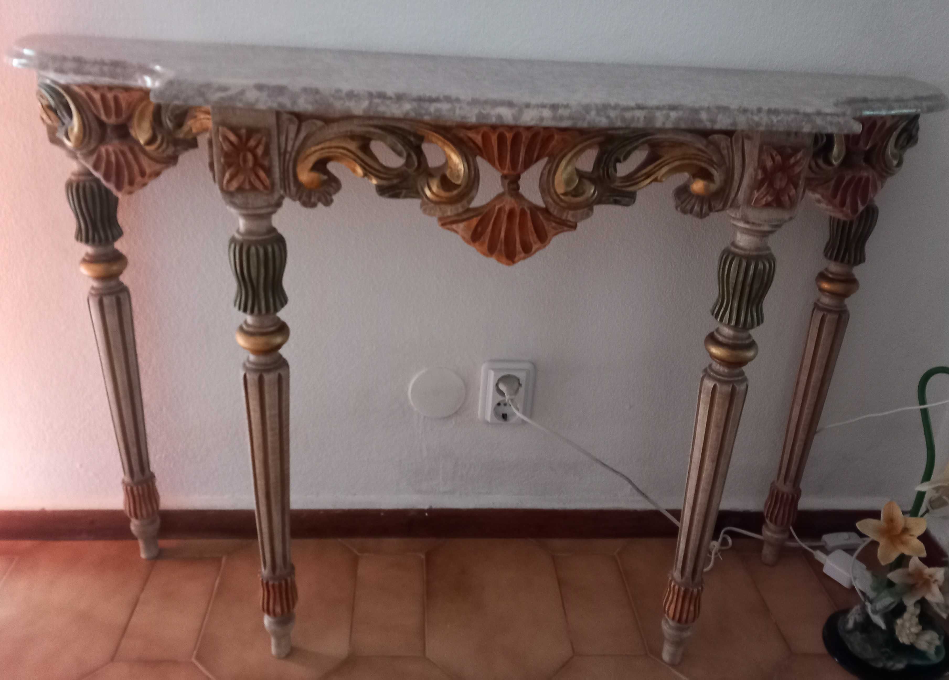 Credência / mesa com espelho