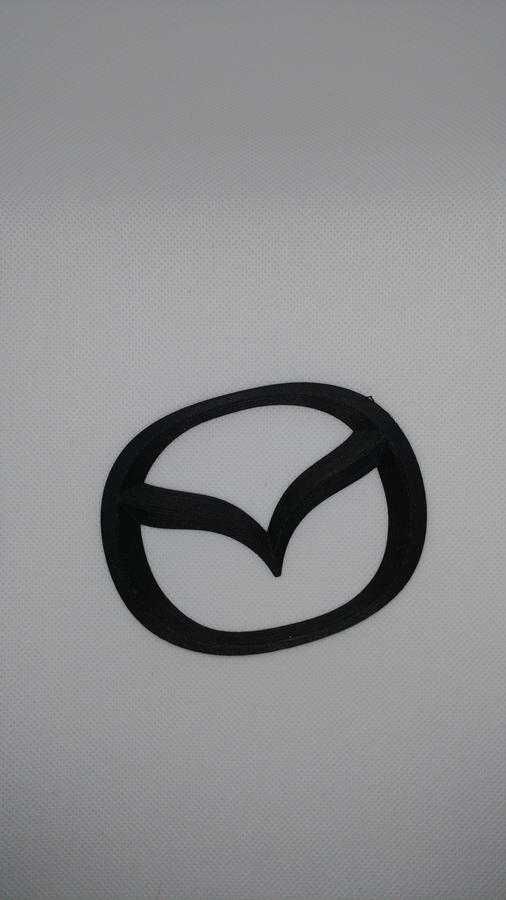 Emblemat Mazda drukowany 3d kolory