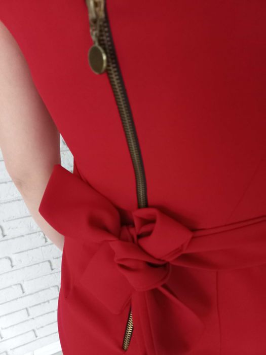 Czerwona sukienka maxi rozm. 36