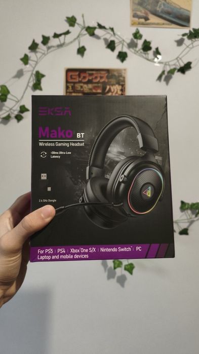 EKSA MAKO BT | ігрові навушники з мікрофоном