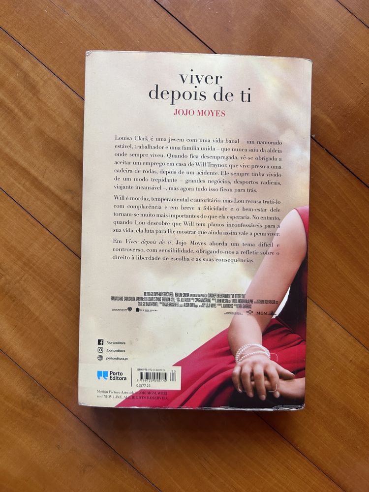 Venda de livro de Jojo Moyes “Viver depois de ti”