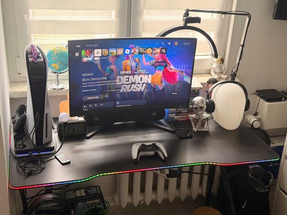 Biurko Gamingowe Huzaro 120 cm LED RGB – Wysyłka Gratis!