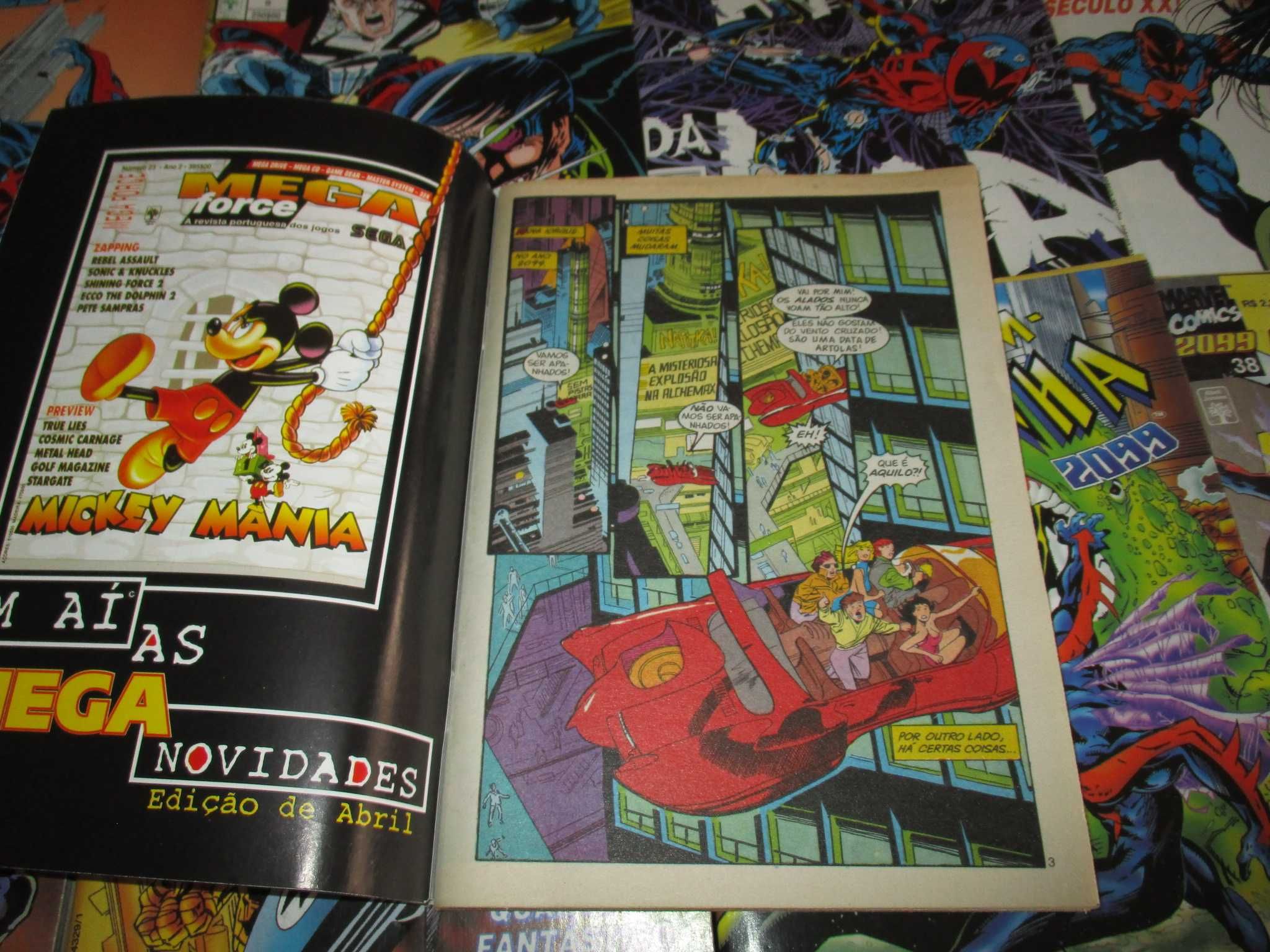 Livros BD Homem Aranha 2099 Abril Marvel PT