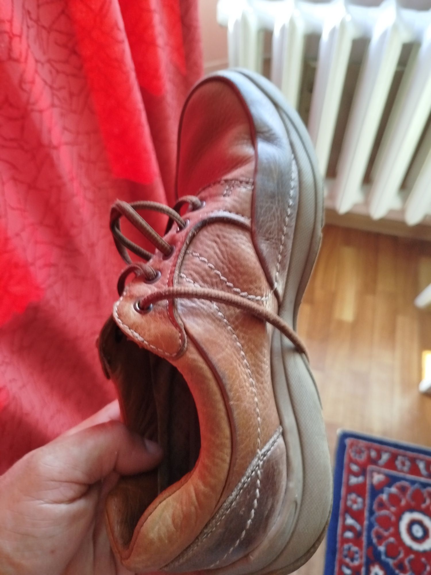 Полубитінки Clarks. Шкіра!