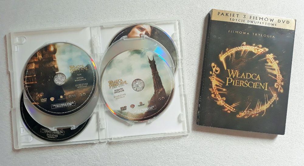 Władca Pierścieni Trylogia na 6 DVD