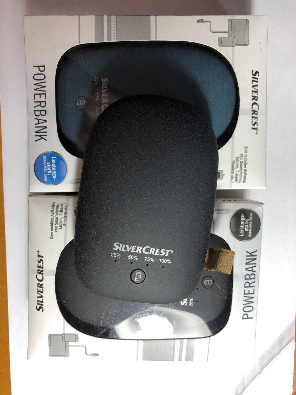 Павербанк Powerbank Silver Grest 6000mAh