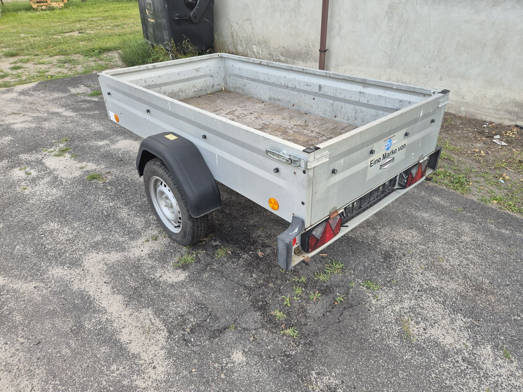 Przyczepa lekka bockmann 750 kg dmc z Niemiec