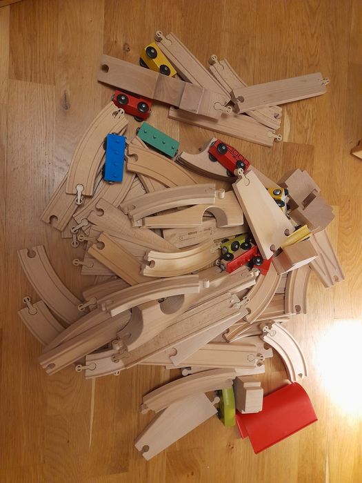 Kolejka drewniana Ikea