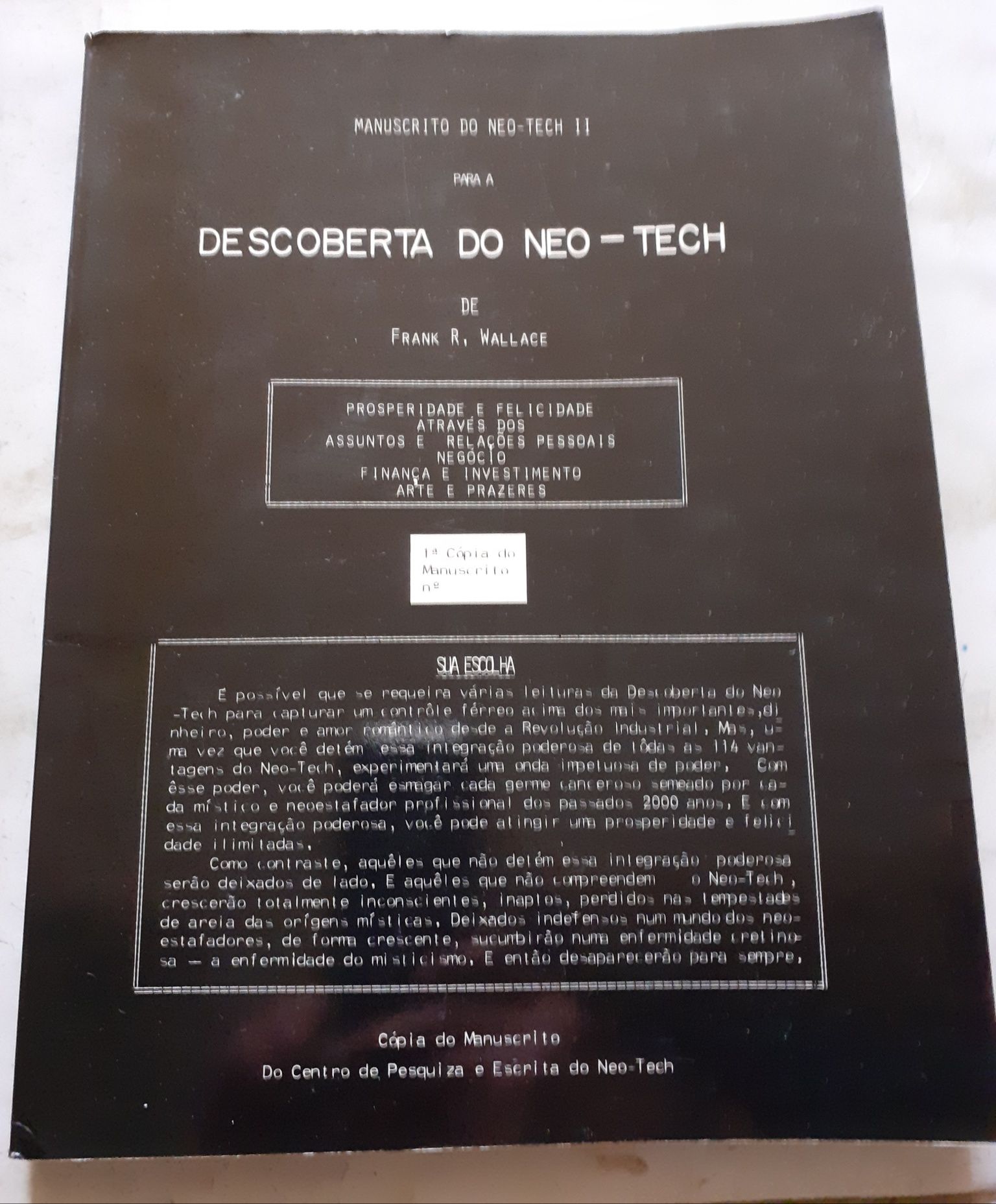 Manuscrito de Neo Tech II