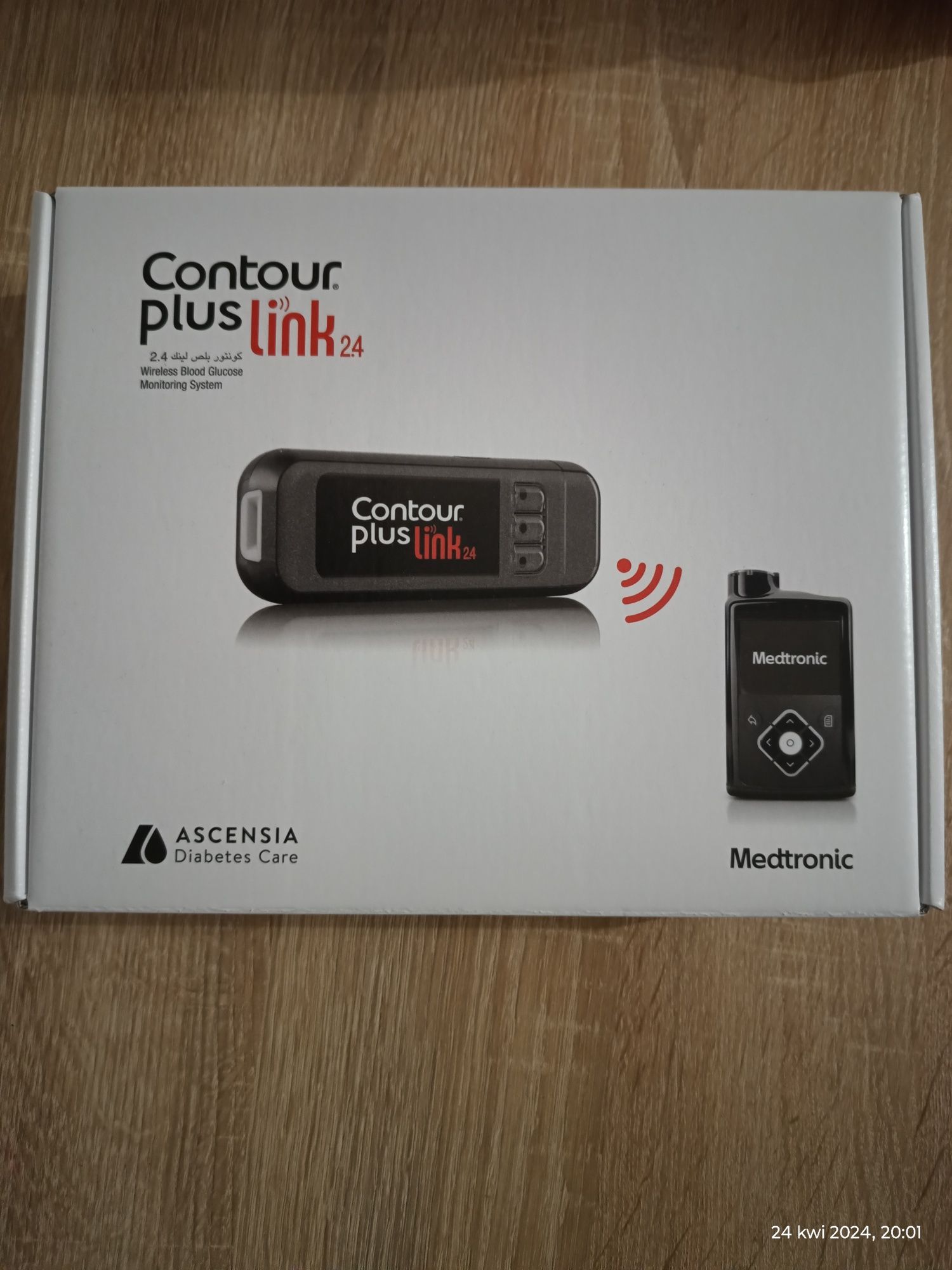 Nowy glukometr contour link 2.4