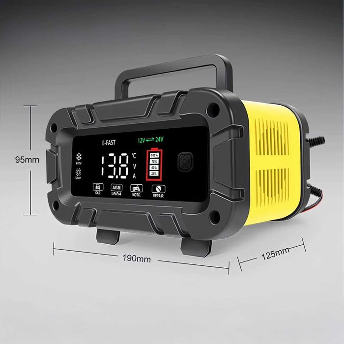 Prostownik Samochodowy Do Akumulatorów Z Rozruchem 12v 24v Agm Booster