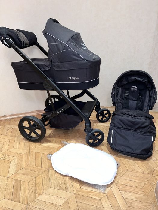 Дитяча Коляска 2 в 1 Cybex Balios S Lavastone black-black
