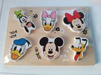 Układanka drewniana kształty Disney Miki Donald