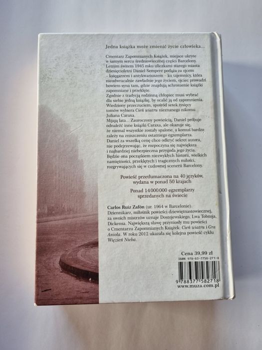 Cień wiatru Carlos Ruiz Zafon