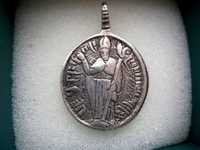 Католический серебряный медальон 18 века