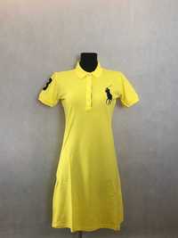 Sukienka damska Ralph Lauren, kolor żółty, rozmiar XXXL